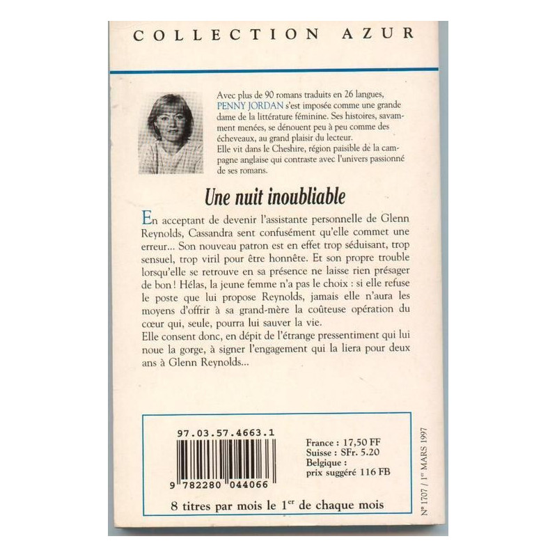 Une nuit inoubliable